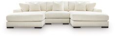 Lindyn Sectional with Double Chaise - Atchison Furniture Company (Atchison, KS)