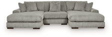 Lindyn Sectional with Double Chaise - Atchison Furniture Company (Atchison, KS)