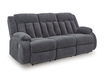 Observation Power Reclining Sofa with Drop Down Table - Atchison Furniture Company (Atchison, KS)
