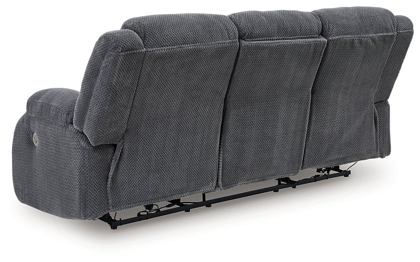 Observation Power Reclining Sofa with Drop Down Table - Atchison Furniture Company (Atchison, KS)