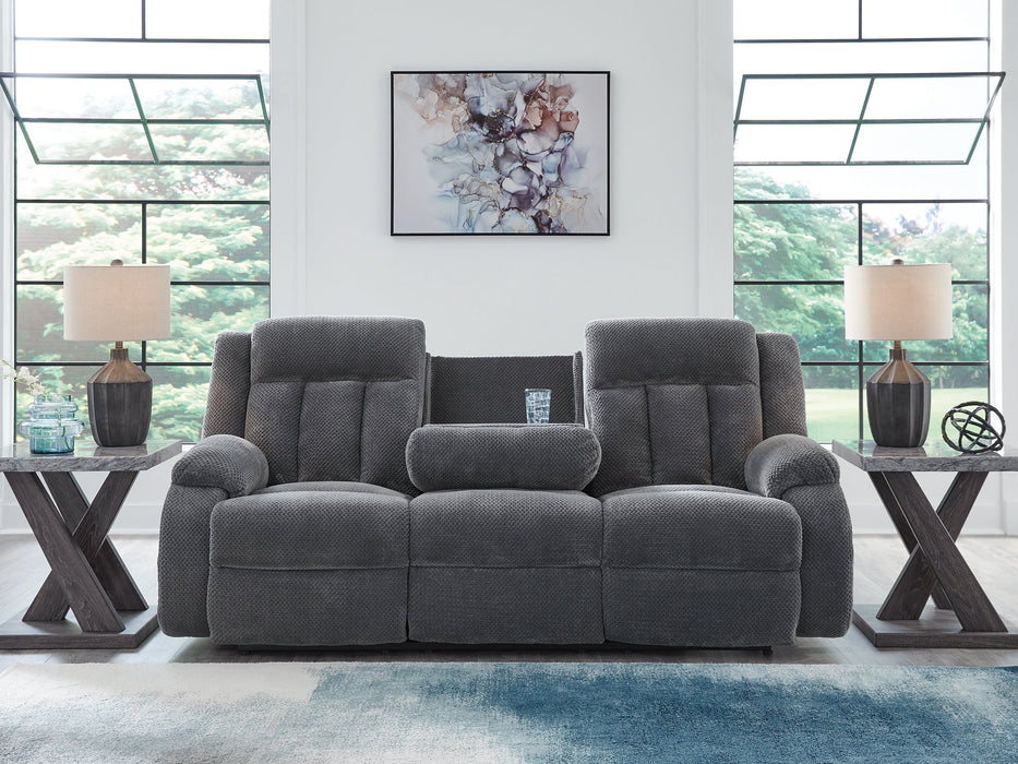 Observation Power Reclining Sofa with Drop Down Table - Atchison Furniture Company (Atchison, KS)
