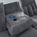 Observation Power Reclining Sofa with Drop Down Table - Atchison Furniture Company (Atchison, KS)