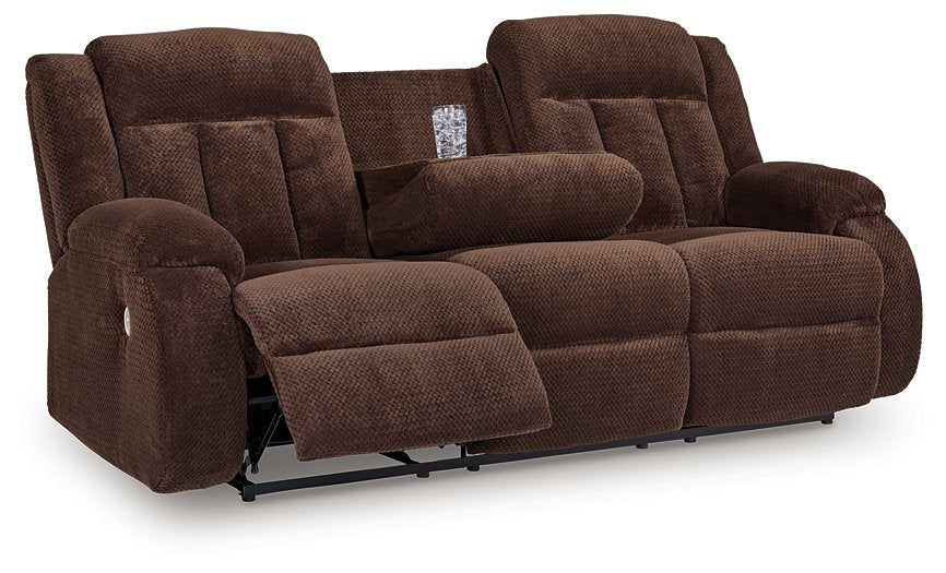 Observation Power Reclining Sofa with Drop Down Table - Atchison Furniture Company (Atchison, KS)