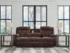 Observation Power Reclining Sofa with Drop Down Table - Atchison Furniture Company (Atchison, KS)