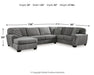 Birkdale Court Sectional with Chaise - Atchison Furniture Company (Atchison, KS)