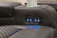 Fyne-Dyme Power Reclining Loveseat with Console - Atchison Furniture Company (Atchison, KS)