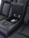 Fyne-Dyme Power Reclining Loveseat with Console - Atchison Furniture Company (Atchison, KS)
