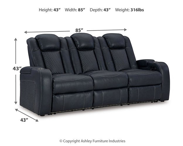 Fyne-Dyme Power Reclining Sofa - Atchison Furniture Company (Atchison, KS)