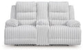 Rhines Falls Power Reclining Loveseat with Console - Atchison Furniture Company (Atchison, KS)