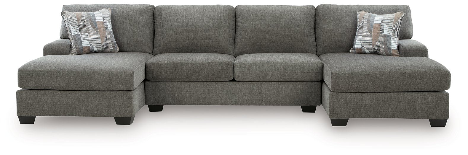 Clarington Sleeper Sectional with Double Chaise - Atchison Furniture Company (Atchison, KS)