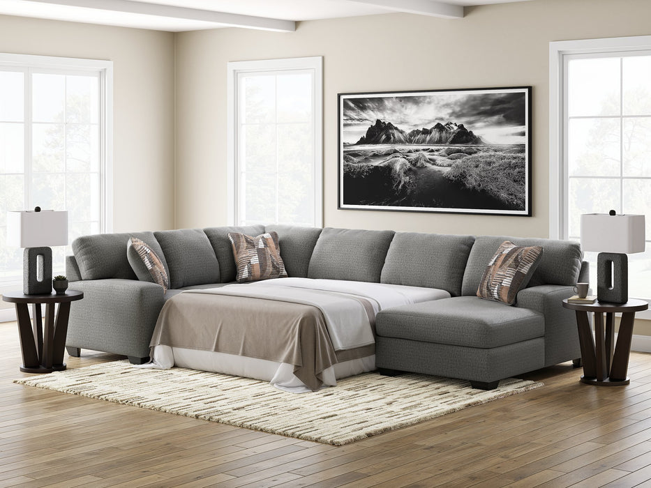Clarington Sleeper Sectional with Chaise - Atchison Furniture Company (Atchison, KS)