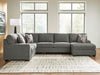 Clarington Sleeper Sectional with Chaise - Atchison Furniture Company (Atchison, KS)
