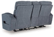 Studio Cave Power Reclining Loveseat with Console - Atchison Furniture Company (Atchison, KS)