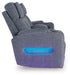Studio Cave Power Reclining Loveseat with Console - Atchison Furniture Company (Atchison, KS)