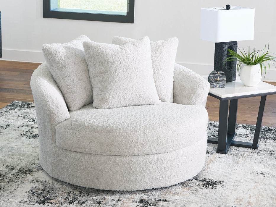 Cuddle Plush Oversized Swivel Accent Chair - Atchison Furniture Company (Atchison, KS)