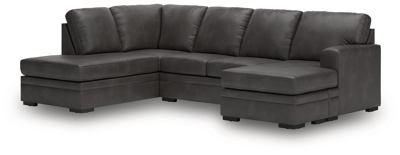Lofton-Pike Sectional with Chaise - Atchison Furniture Company (Atchison, KS)