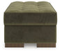Caspian-Town Oversized Accent Ottoman - Atchison Furniture Company (Atchison, KS)