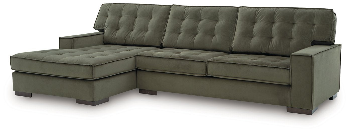 Caspian-Town Sectional with Chaise - Atchison Furniture Company (Atchison, KS)