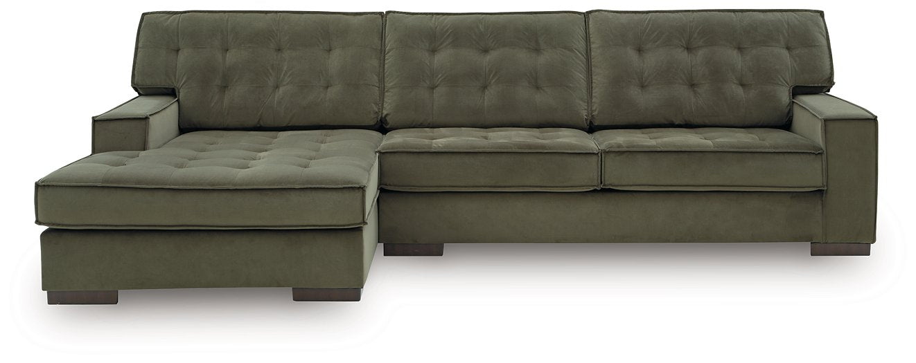 Caspian-Town Sectional with Chaise - Atchison Furniture Company (Atchison, KS)