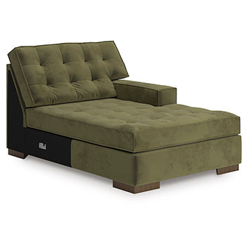 Caspian-Town Sectional with Chaise - Atchison Furniture Company (Atchison, KS)