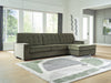 Caspian-Town Sectional with Chaise - Atchison Furniture Company (Atchison, KS)