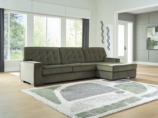 Caspian-Town Sectional with Chaise - Atchison Furniture Company (Atchison, KS)