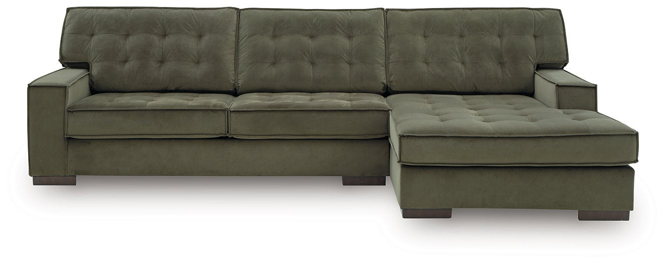 Caspian-Town Sectional with Chaise - Atchison Furniture Company (Atchison, KS)