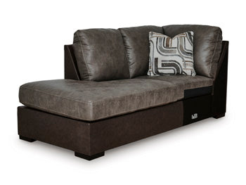 Castille Way Sleeper Sectional with Chaise - Atchison Furniture Company (Atchison, KS)