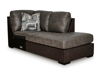 Castille Way Sleeper Sectional with Chaise - Atchison Furniture Company (Atchison, KS)