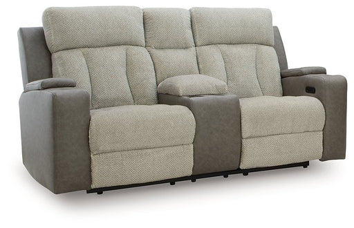 WhipLash Power Reclining Loveseat with Console - Atchison Furniture Company (Atchison, KS)