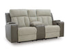 WhipLash Power Reclining Loveseat with Console - Atchison Furniture Company (Atchison, KS)