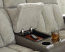 WhipLash Power Reclining Loveseat with Console - Atchison Furniture Company (Atchison, KS)