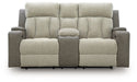 WhipLash Power Reclining Loveseat with Console - Atchison Furniture Company (Atchison, KS)