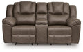 Lowilla Reclining Loveseat with Console - Atchison Furniture Company (Atchison, KS)