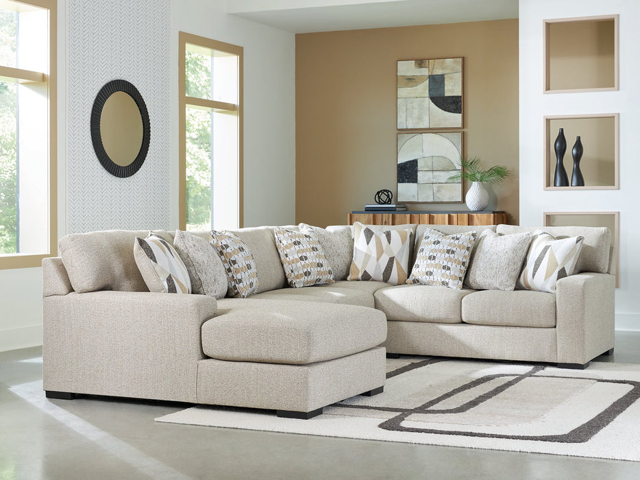 Laurelgrove Sectional with Chaise - Atchison Furniture Company (Atchison, KS)
