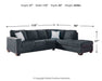 Altari Sleeper Sectional with Chaise - Atchison Furniture Company (Atchison, KS)