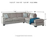 Altari Sleeper Sectional with Chaise - Atchison Furniture Company (Atchison, KS)