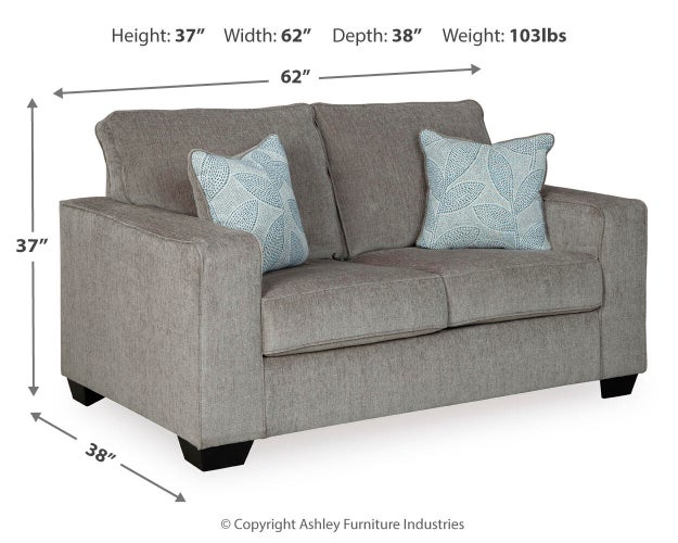Altari Loveseat - Atchison Furniture Company (Atchison, KS)