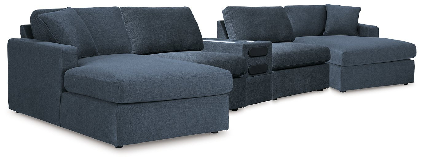 Modmax 5 Piece Sectional with Audio Console - Atchison Furniture Company (Atchison, KS)