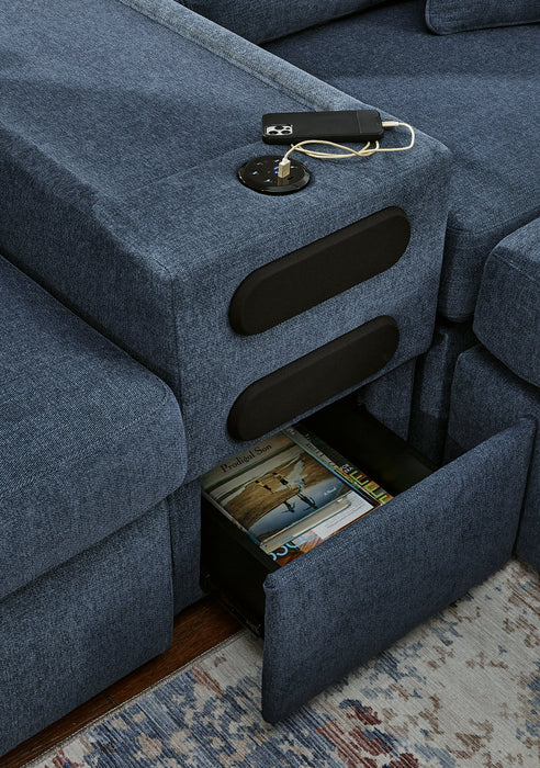 Modmax Sectional with Audio Console - Atchison Furniture Company (Atchison, KS)