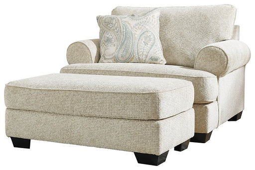 Monaghan Oversized Chair and Ottoman - Atchison Furniture Company (Atchison, KS)
