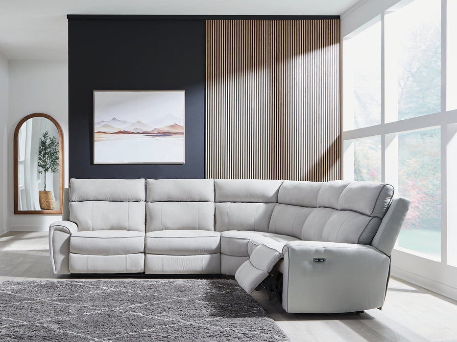 Social Pointe Power Reclining Sectional - Atchison Furniture Company (Atchison, KS)