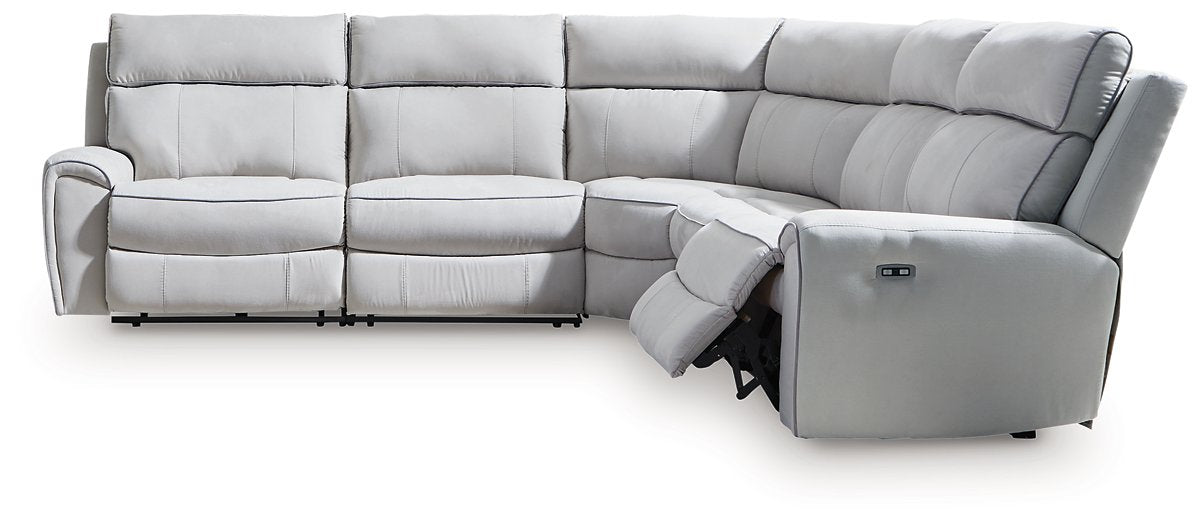 Social Pointe Power Reclining Sectional - Atchison Furniture Company (Atchison, KS)