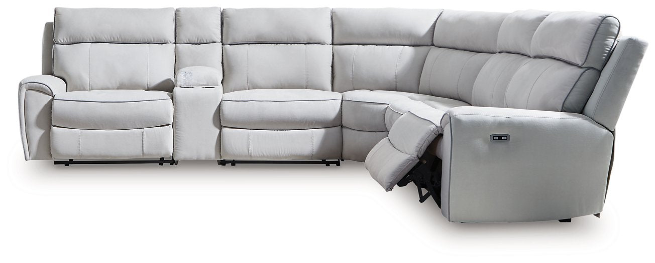 Social Pointe Power Reclining Sectional - Atchison Furniture Company (Atchison, KS)