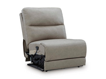 Narwhal Place Reclining Sectional with Storage Console - Atchison Furniture Company (Atchison, KS)