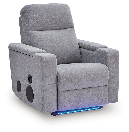 Pineland Power Glider Recliner with Audio System - Atchison Furniture Company (Atchison, KS)