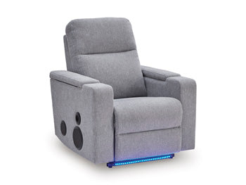 Pineland Power Glider Recliner with Audio System - Atchison Furniture Company (Atchison, KS)