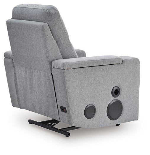 Pineland Power Glider Recliner with Audio System - Atchison Furniture Company (Atchison, KS)