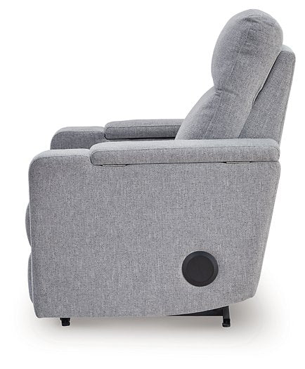 Pineland Power Glider Recliner with Audio System - Atchison Furniture Company (Atchison, KS)