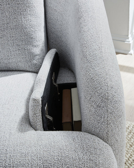 Alainmont Next-Gen Nuvella Swivel Power Recliner - Atchison Furniture Company (Atchison, KS)